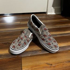 Vans Glen Plaid Floral Classic Slip-On Women’s Shoes